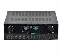 7 Channel Stereo Audio Amplifier, Bluetooth 5.2 Amplifier HiFi for Speakers FM Radio, with LCD Display & Remote Control,Support FM USB SD Cards for Studio, Home Speakers