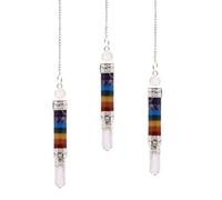 7 Charka 3 Piece Joint Pendulum Multicolor
