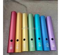 7 Charkas Wah-Wah Tube Colorful Wind Metal Chimes Sound Healing Instruments for Yoga Tubular Percussion Instrument(Set 7 PCS)