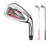 #7 Club Kids Right Handed Loft 38 Degree Golf Irons Upgraded Surface Sports Training Golf Club Iron for Beginners Boys and Girls (age 6-8,pink)