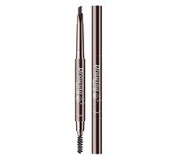 7 Color Double Headed Triangle Eyebrow Pencil One Word Eyebrow Beginner Natural Easy To Color With Eyebrow Brush (A, One Size)
