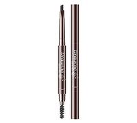 7 Color Double Headed Triangle Eyebrow Pencil One Word Eyebrow Beginner Natural Easy To Color With Eyebrow Brush (B, One Size)