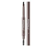 7 Color Double Headed Triangle Eyebrow Pencil One Word Eyebrow Beginner Natural Easy To Color With Eyebrow Brush (F, One Size)