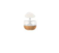 (7-color humidifier) USB Rechargeable Mushroom Rain Cloud Humidifier, 7 LED Light Droplets Cute Rain Cloud Night Light