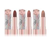 7 Color Metallic Lipstick, Glossy Gold Pearlescent Three Dimensional Sparkling Shimmering Diamond Like Lipstick,Moisture Tinted Lip Balm,Long Lasting Waterproof Lightweight Lip Gloss，#040506