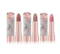 7 Color Metallic Lipstick, Glossy Gold Pearlescent Three Dimensional Sparkling Shimmering Diamond Like Lipstick,Moisture Tinted Lip Balm,Long Lasting Waterproof Lightweight Lip Gloss，#0050607