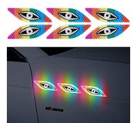 7 Color Reflective Sticker Reflective Stripe Sticker Auto Reflective Sticker Car Protection Body Sticker Warning Stripe Sticker Side Safety Reflective Decal Decoration Universal for Car SUV (7 Color)
