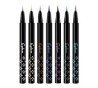 7 Colored Glitter Eyeliner Pencils Set, Colorful Neon Liquid Eyeliner, Magnetic Colored Liquid Eyeliner, Vibrant Eye Liner Pencil Set Smudge Proof Long-Lasting Pen For Women