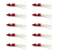 7 Colors 10pcs/lot Squid Hooks Soft Bait Fishing Lures Artificial Hooks Jig Shrimp Fishing Tools Soft Bait