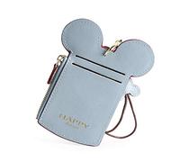 7 Colors Fashions New Leather Oyster Baby Travel Card Bus Pass Holder Wallet Rail Card Cover Case (Blue)