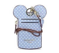 7 Colors Fashions New Leather Oyster Baby Travel Card Bus Pass Holder Wallet Rail Card Cover Case (Bohemia-Blue)