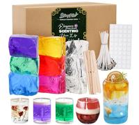 7 Colors Jelly Gel Wax for DIY Candle Making - 9pcs Non-Toxic Scented Gel Wax Kit, Slow Burning Crystal for Handmade Candles, Home Decor, Crafts & Gifts