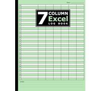 7 Column Excel Log Book; 7 Column Excel Notebook, Customizable Log Book 7 Column, Seven Column Notebook, Columnar Pad, Multipurpose Record Logbook, ... Bookkeeping , Blank Spreadsheet Notebook: V 1