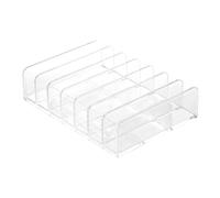 7-compartment Cell Phone and Eyeshadow Palette Organizer for Neat Storage, Ready for Use Right Out of the Box, Perfect for Home, School, and Office(Clear,Large)