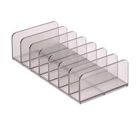 7-compartment Cell Phone and Eyeshadow Palette Organizer for Neat Storage, Ready for Use Right Out of the Box, Perfect for Home, School, and Office(Grey,Small)