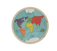 7 Continents & 5 Oceans of The Earth Wooden Jigsaw Puzzle for Kids Age 3+