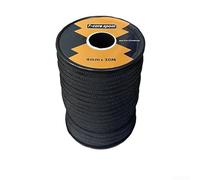 7 Core 4mm 30m Rope for All-Purpose Outdoor Use with Uniform Braiding and Core Reinforcement to Handle Tension and Abrasion (C)
