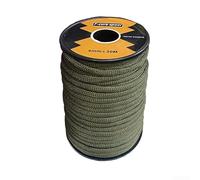 7 Core 4mm 30m Rope for All-Purpose Outdoor Use with Uniform Braiding and Core Reinforcement to Handle Tension and Abrasion (E)