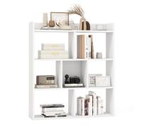 7-Cube Wooden Bookshelf Open Display Shelf Organizer Rack (80 x 90 cm)