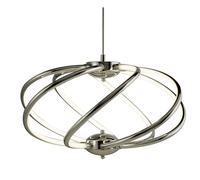 7 Curved Arm LED Ceiling Pendant Light Lamp Chrome Home Decorative Lighting New