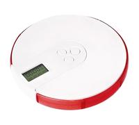7 Day Automatic Pill Dispenser with Alarm - Portable Travel Medicine Box with Large Digital Display for Vitamins Medications, Red