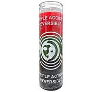 7 Day Candle 3 Color Triple Action Reversible- Red/Green/Black