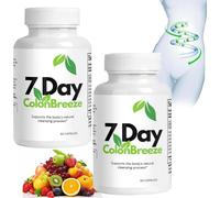 7 Day Colon Cleanse, 100% Natural 7 Day Gentle Gut and Colon Support Cleanse Weight Loss, Healthy Fast Shape for Women & Men (2pcs)