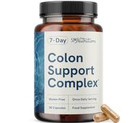 7 Day Colon Support Complex, Flaxseed Supplement, Bloating Support