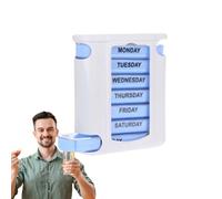 7 Day Family Medicine Box | Medicine Case | Medical Pill Organizer, Medication Planning Case, Daily Pill Organizer, 4 Pill Compartments Ser