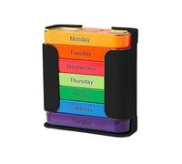 7-Day Medication Organizer - for Effortless Health Management, Portable Medication Organizer 4X A Day 7 Days A Week, Large Capacity Am/pm Pill Case for Travel, with Easy-Open Lids (Set C)