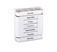 7-Day Medication Organizer - for Effortless Health Management, Portable Medication Organizer 4X A Day 7 Days A Week, Large Capacity Am/pm Pill Case for Travel, with Easy-Open Lids (Set A)