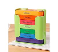 7-Day Medication Organizer - for Effortless Health Management, Waterproof Medication Organizer 4 Times a Day, Travel Pill Case 4X a Day 7 Days a Week Your Weekly Health Sidekick (Colours)
