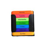 7-Day Medication Organizer, Weekly Pill Case 4 Times a Day, 28 Compartments Waterproof Portable Medicine Organizer for Travel & Home Use, Easy Dose Management (Black)