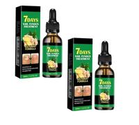 7 Day Natural Ginger Nail Treatment - Fast results in 7 days, plant-based formula for healthy nails and toenails, 30ml