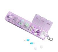 7 Day Pill Box Pill Organizer Clear Travel Pill Organizer Pill Organizer Pill Organizer Portable Medicine Storage Purse Pocket Uozonit