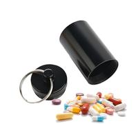 7 Day Pill Holder - Mini Keychain, Medicine Dispenser, Lightweight Compact Organizer | Practical Tiny Pill Case Supporting Daily Medication Storage Pills Convenient Portable Carry