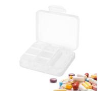 7-Day Pill Organizer - Portable Weekly Pill Organizer - Sealed Travel Pills Box with Partition Design to Prevent Odors from Mixing Suitable for Leisure, Business, Travel, Fitness, and Office