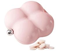 7 Day Pill Organizer Travel Size Cute White Pill Case with 7 Compartments Portable Medicine Box for Daily Use Style 2 Cute Organizer Travel Cases Organizers Day Case Box Compact Medic