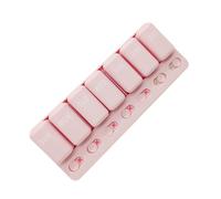 7 Day Pill - Portable Box Dispenser for Supplements | Travel Pill Storage Container for Fish Oil Pills Daily Medication Management