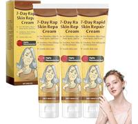 7-Day Rapid Skin Repair Cream, Intense Skin Cream, All-in-One Skin Care Cream, Firming and Rejuvenating Skin, 7-Day Rapid Skin Cream, Hydrating and Moisturizing, Anti Aging Face Cream (3 Pcs)