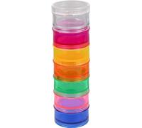 7 Day Stackable Pill Dispenser Tablet Organiser Tower 1 Compartment per Day for Those who take Tablets on a Daily Basis Easy Medication Management and Organisation Easy to Open Perfect for Travel