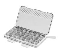 7 Day Travel Pill Box - Portable Transparent Medicine Case, Compact Pill Organizer, Weekly Pill Dispenser | Supplement Storage Container