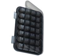 7 Day Travel Pills Case Leakproof Moistureproof Design Compact Medication Container with Daily Compartments Use Friendly Medicine Container