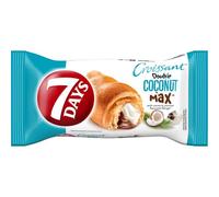 7 Days Croissant 80g | Soft & Fluffy Filled Croissant Snack | Ready-to-Eat Breakfast & On-the-Go Bakery Treat | Cocoa & Coconut