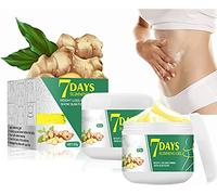 7 Days Ginger Slimming Cream, Natural Belly Slimming Ginger Hot Cream, Belly Firming Cream, Anti Cellulite Massage Oil, Anti Cellulite Cream, Fat Burning Cream for Belly for Women Men (2Pcs)