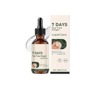 7 Days Ginger Tea Tree Nail Oil, Nail Strengthener for Weak Nails, Nail Care Serum for Soft or Brittle Nails, Fast-Absorbing Lightweight Formula, Daily Use for Women and Men, 30ml (1pc)