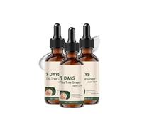 7 Days Ginger Tea Tree Nail Oil, Nail Strengthener for Weak Nails, Nail Care Serum for Soft or Brittle Nails, Fast-Absorbing Lightweight Formula, Daily Use for Women and Men, 30ml (3pc)
