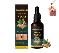 7 Days Nail Care Serum, Growth With Ginger & Natural Oils, Ginger Infused Nail Growth Serum & Cuticle Care Oil, Hardener Extra Strong 7-Day Care, Plant-Based Element For Healthier Nails (1 PCS)