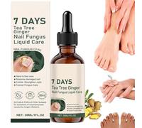 7 Days Nail Fungus Treatment, 2025 New Nail Fungus Treatment For Toenail, Tea Tree Ginger Nail Fungus Treatment, Fungal Nail Treatment, Toenail Fungus Treatment, 30ml (30ml*1)