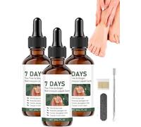 7 Days Tea Tree and Ginger Nail Fungus Treatment, Tea Tree Oil for Nail Fungus, 7 Days Nail Fungus Treatment for Toenail, Nail Care Serum, Restoring Healthy Nails (3 Pcs)